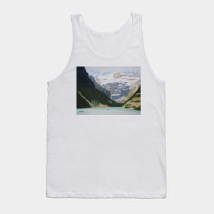 Lake Louise, near Banff, Canadian Rockies - in Oils Tank Top